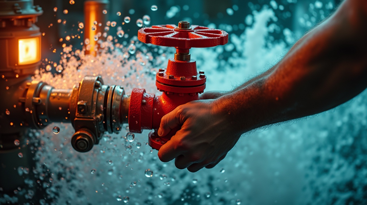 Couper l'eau immédiatement en fermant le robinet d'arrêt général