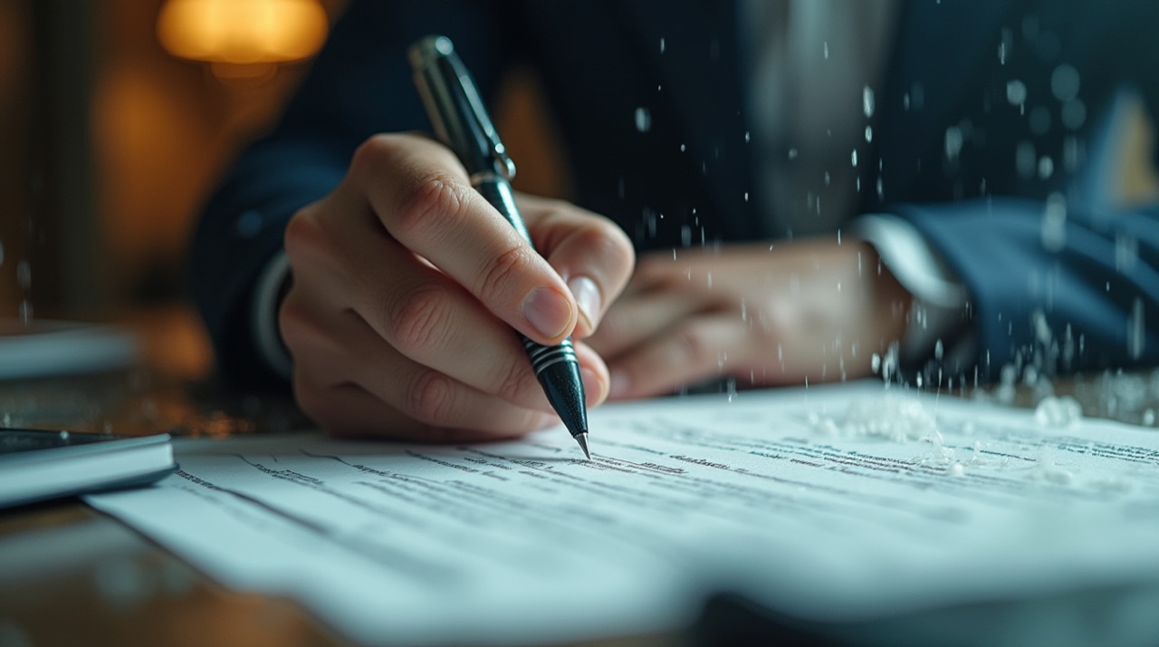 Remplir et signer le constat amiable dégât des eaux