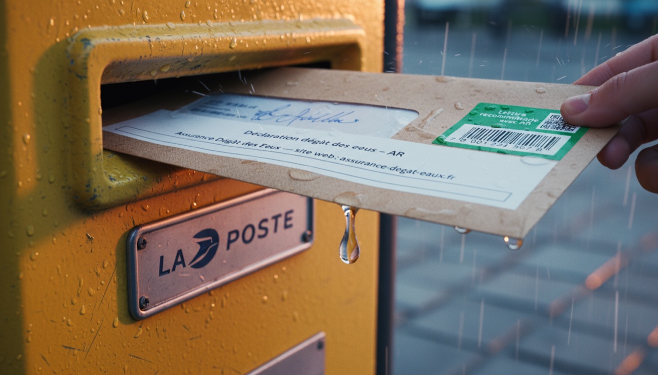 Envoyer la déclaration en recommandé AR et conserver la preuve d'envoi